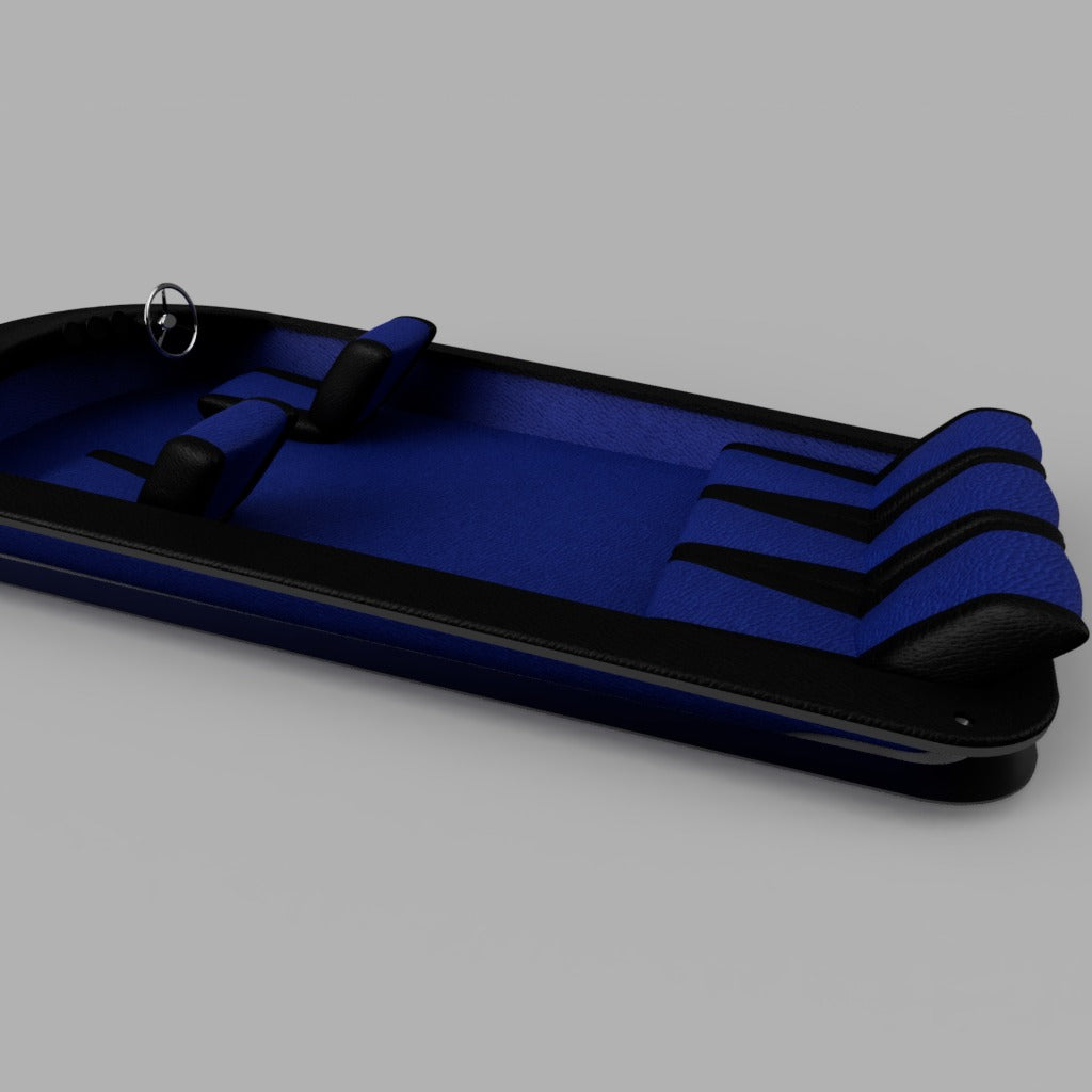 Large 3D printable Jet boat.