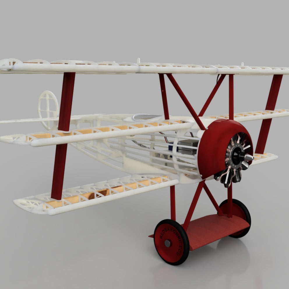 Fokker DR1 3D Printable RC Model airplane